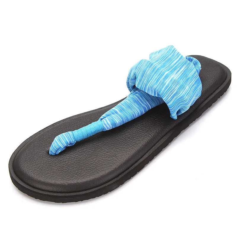 Women's Flat Yoga Sandals Sling 2 Print Vintage Lightweight Shoes